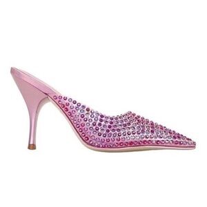 Jeffrey Campbell Romantiq Pumps in Pink Iridescent Clear 9   Womens
